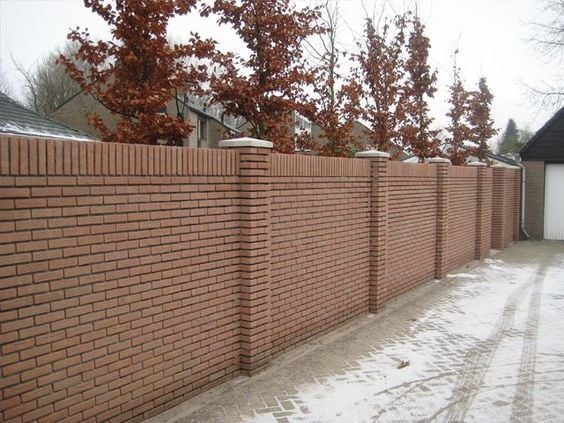 Gạch xây cổng, rào